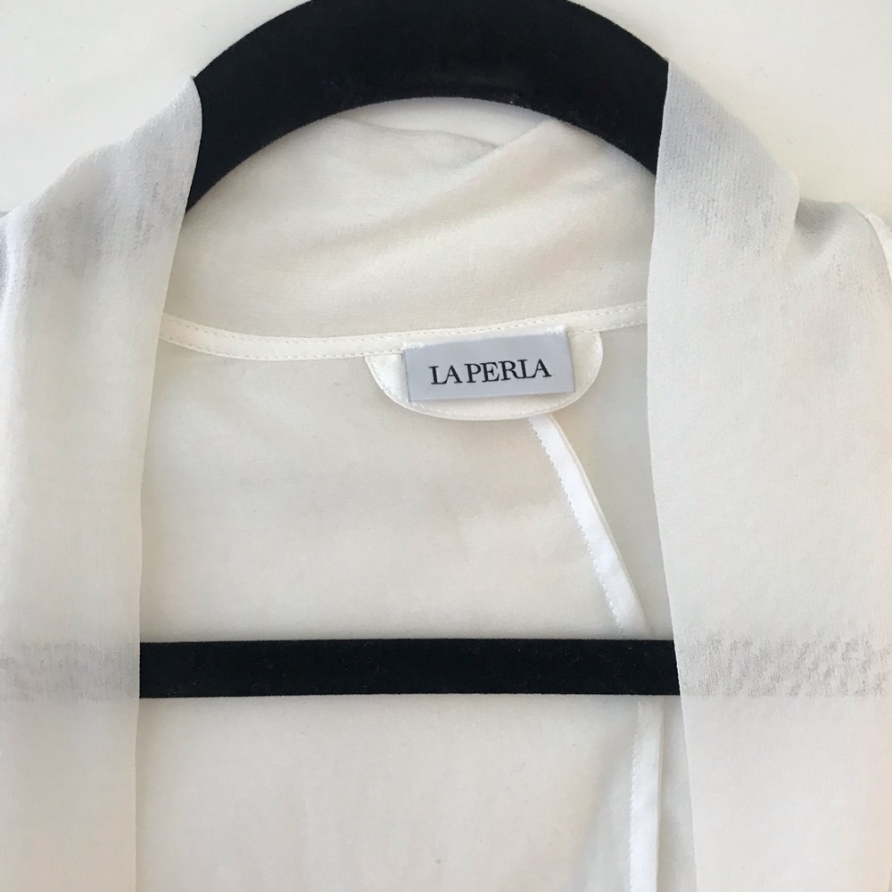 La Perla Short Silk Bridal Robe
